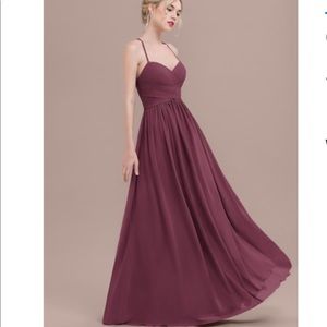 JJ’s House Bridesmaid Dress Mulberry Color